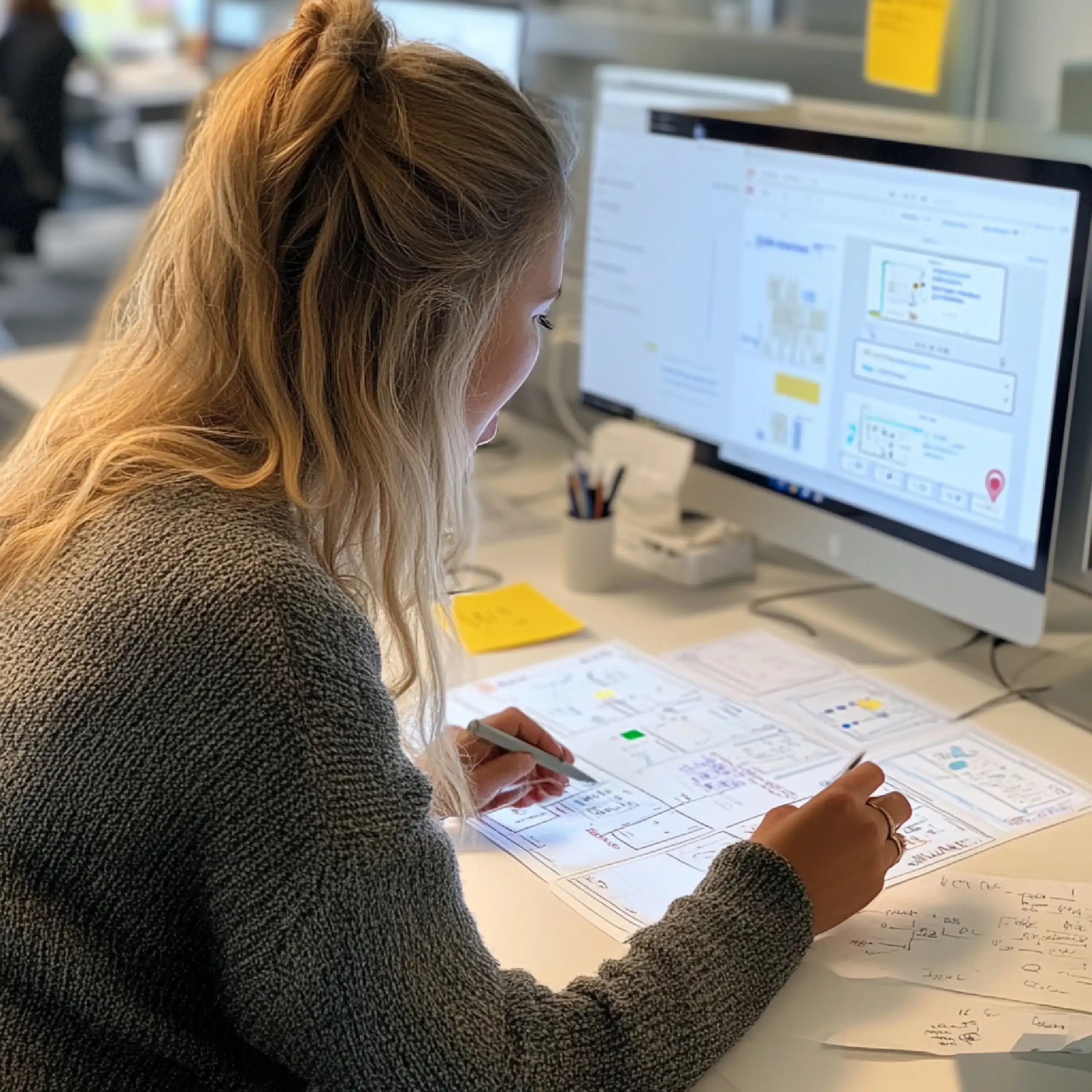 Planning and user journeys for a digital product